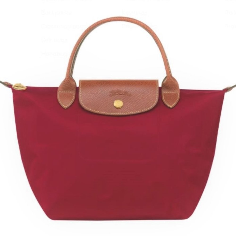 NWT Longchamp Red Small Le Pliage Handbag